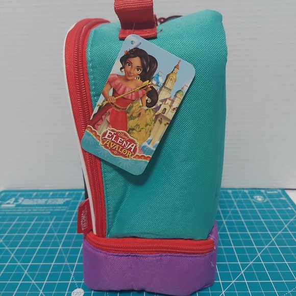 Thermos Disney Elena of Avalor Lunchbox Girls Purple Cyan PVC Free NWT - Picture 2 of 6